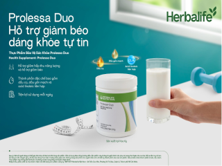 Herbalife Việt Nam ra mắt sản phẩm Thực Phẩm Bảo Vệ Sức Khỏe Prolessa Duo (Health Supplement: Prolessa Duo) hỗ trợ người tiêu dùng quản lý cân nặng thông qua hỗ trợ giảm hấp thu năng lượng và giảm béo